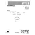 SONY HVT80 Parts Catalog cover photo