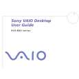 SONY PCV-RX301 VAIO Owner's Manual cover photo