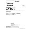 PIONEER CX-977 Service Manual cover photo