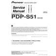 PIONEER PDP-S51/XZC/E5 Service Manual cover photo