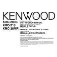 KENWOOD KRC208S Owner's Manual cover photo