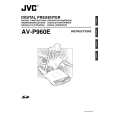 JVC AV-P960E Owner's Manual cover photo