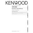 KENWOOD VR509 Owner's Manual cover photo