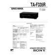 SONY TAF335R Service Manual cover photo