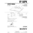 SONY VF58PK Service Manual cover photo
