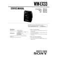 SONY WMEX33 Service Manual cover photo