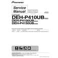 PIONEER DEH-P410UB/XS/UC Service Manual cover photo