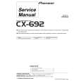 PIONEER CX-692 Service Manual cover photo