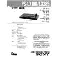 SONY PSLX100 Service Manual cover photo