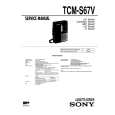 SONY TCMS67V Service Manual cover photo