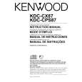 KENWOOD KDC-CPS87 Owner's Manual cover photo