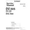 PIONEER DV-505/KU Service Manual cover photo