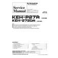 PIONEER KEH2720R X1M/GR Service Manual cover photo