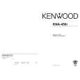 KENWOOD KNA-450I Owner's Manual cover photo