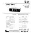 SONY TCC5 Service Manual cover photo