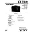 SONY ICF-SW40 Service Manual cover photo