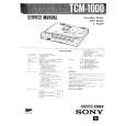 SONY TCM1000 Service Manual cover photo