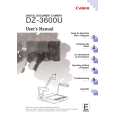 CANON DZ-3600U Owner's Manual cover photo