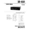 SONY XR-4501 Service Manual cover photo