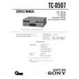 SONY TC-D507 Service Manual cover photo