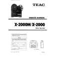 TEAC X-2000 Service Manual cover photo