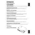 HITACHI CPX380W Owner's Manual cover photo