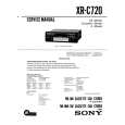 SONY XR-C720 Service Manual cover photo