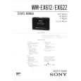 SONY WMEX612 Service Manual cover photo