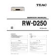 TEAC RW-D250 Service Manual cover photo