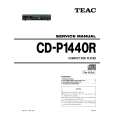 TEAC CD-P1440R Service Manual cover photo