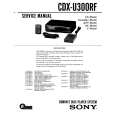 SONY CDXU300RF Service Manual cover photo