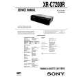 SONY XRC7200R Service Manual cover photo