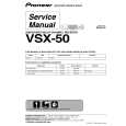 PIONEER VSX50 Service Manual cover photo