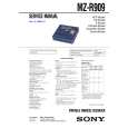 SONY MZR909 Service Manual cover photo