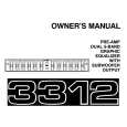 ALPINE 3312 Owner's Manual cover photo