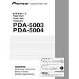 PIONEER PDA-5003 Owner's Manual cover photo