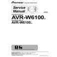 PIONEER AVR-W6100/UC Service Manual cover photo
