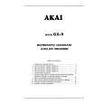 AKAI GX9 Service Manual cover photo