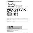 PIONEER VSX-918V-K/KUXJ/CA Service Manual cover photo