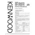 KENWOOD DPR3070 Owner's Manual cover photo