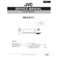 JVC KDLX111 Service Manual cover photo
