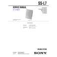 SONY SSL7 Service Manual cover photo