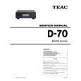 TEAC D-70 Service Manual cover photo