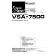 PIONEER VSA-7500 Service Manual cover photo