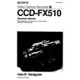 SONY CCD-FX510 Owner's Manual cover photo