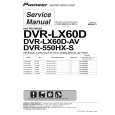 PIONEER DVR-LX60D-AV/WYXK5 Service Manual cover photo