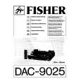 FISHER DAC9025 Owner's Manual cover photo
