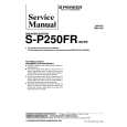 PIONEER SP250FR XE/FR Service Manual cover photo