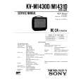 SONY KVM1430D Service Manual cover photo