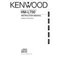 KENWOOD HM-L700 Owner's Manual cover photo